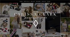 Desktop Screenshot of carissaclarkphotography.com